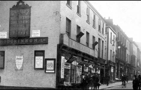 William Hodgkinson's original shop on Bridge Street opened in 1875